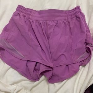 Lululemon purple shorts size 8 tall